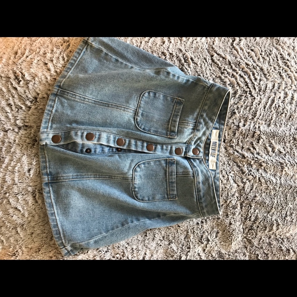 Brandy Melville jean skirt